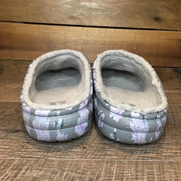 EUC Women’s Crocs Freesail Printed Lined Clogs - Picture 7 of 8